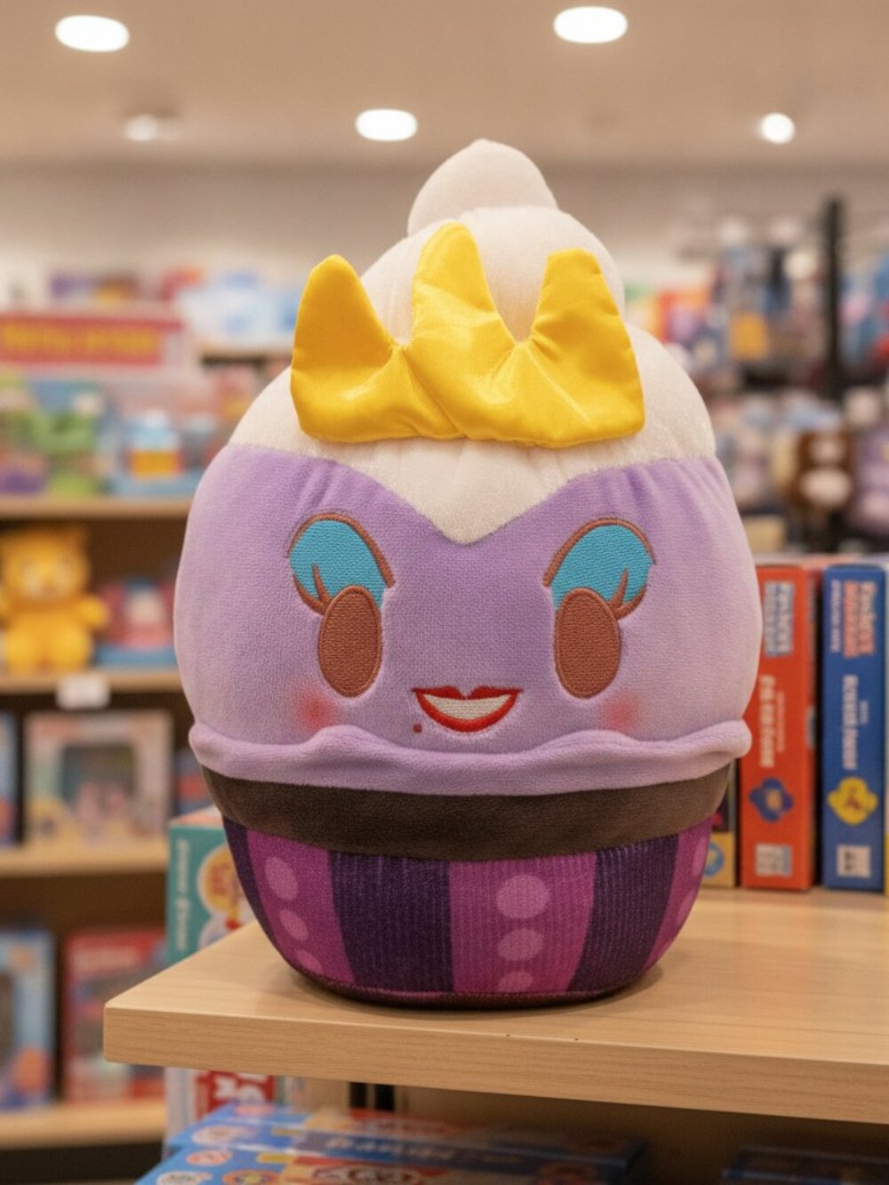 🥨🍒 Disney Munchlings Squeeze-a-Munch Ursula Ice Cream Sundae Plush